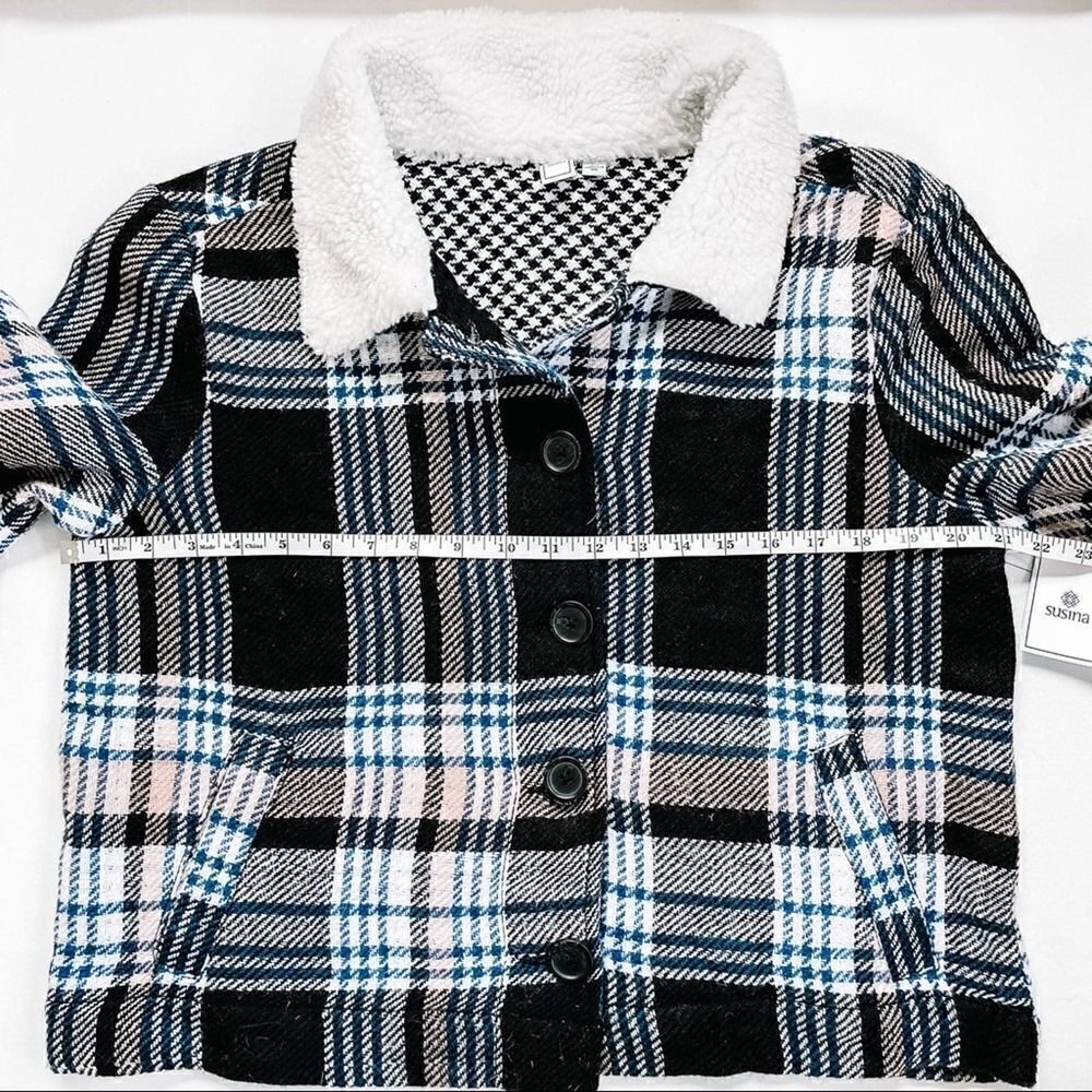 Susina Plaid Shacket   - Picture 8 of 11